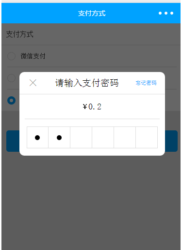 微信小程序里密码输入框的设计代码解析 